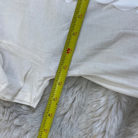 NWT Wildfox Pizza Full Stomach Skeleton Graphic T Shirt tee short sleeve Beige S - Picture 6 of 7